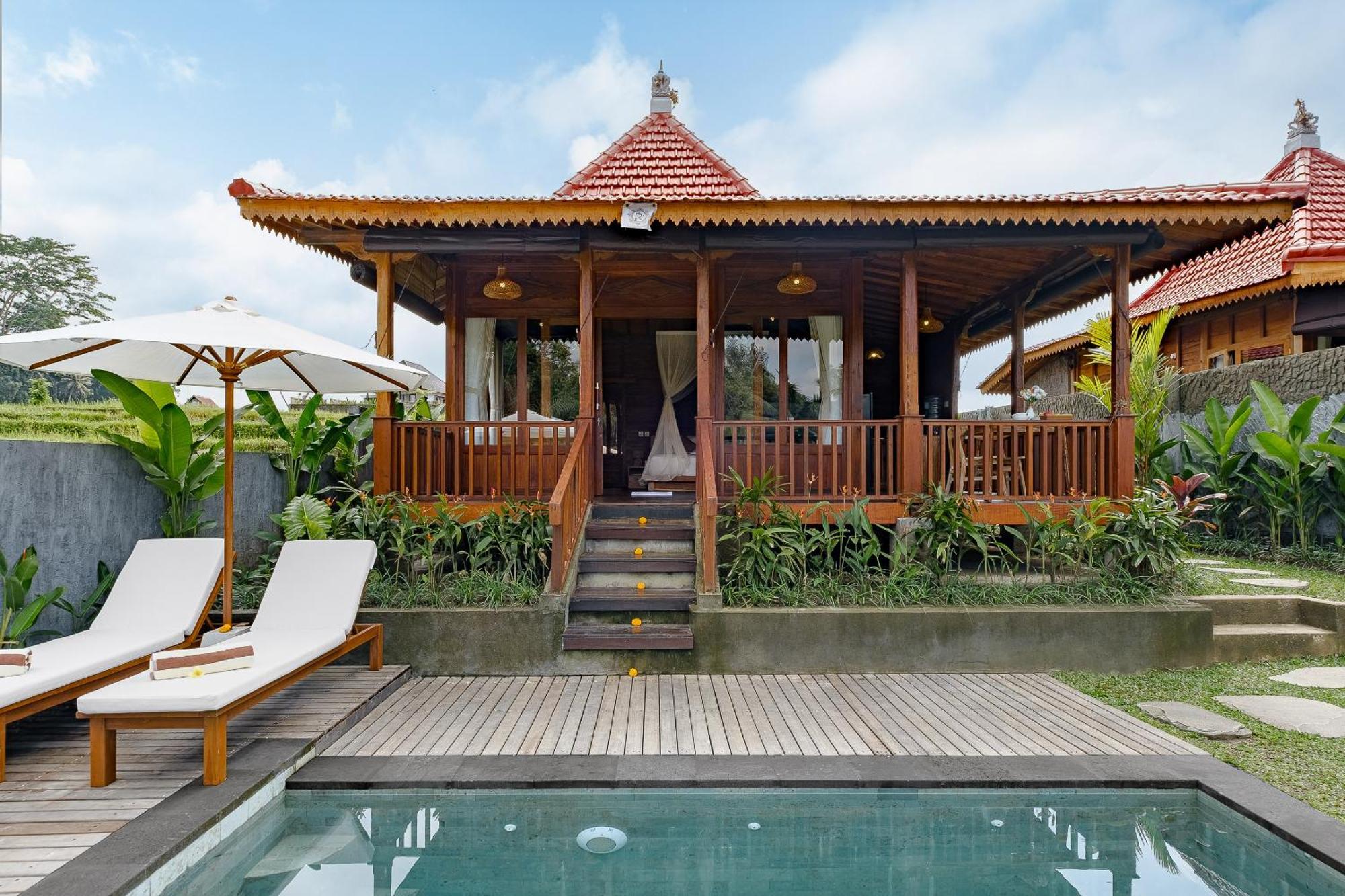 Carik Mesari Villas Ubud  Luaran gambar